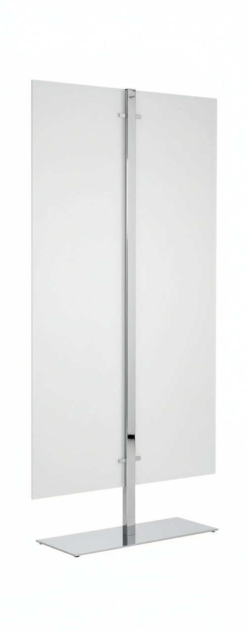 Piantana autoportante con pannelli divisori fonoassorbenti per ufficio in varie altezze