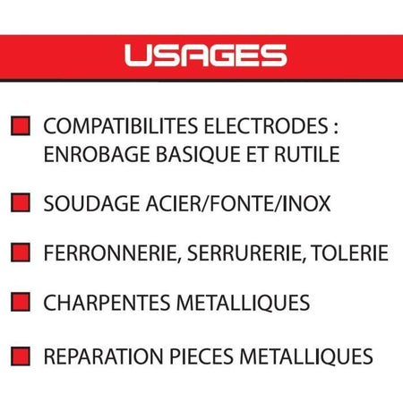 MECAFER Poste a souder a l'arc Shunt 130 A PS130