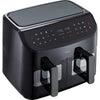 Friggitrice ad Aria Calda - MEDION - P20 XXL Twin - 2600 W - 2 cestelli - 9 programmi - Nera