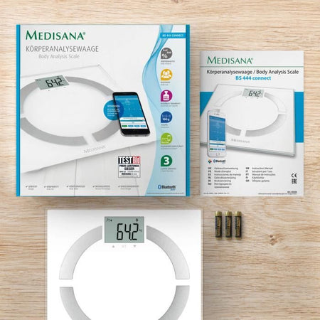 MEDISANA - Bilancia analitica con Bluetooth - 40444 - Batterie incluse