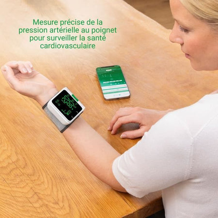 Misuratore di pressione sanguigna da polso connesso - MEDISANA - BW 360 - 1,5 V - Dispositivo medico certificato - Bianco