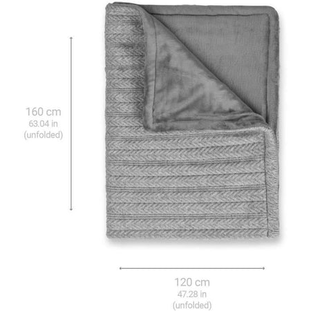 Coperta termica reversibile in rete - MEDISANA - HB 680 - Riscaldamento rapido 120 W - Spegnimento automatico