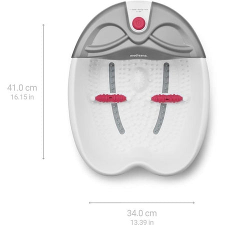 MEDISANA - FS 300 - Pediluvio - Bianco - Massaggio termale e vibrazione rilassante