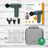 Pistola per massaggio - MEDISANA MG 200 - 5 livelli di percussione - 5 V - 50 dB - Grigio/Verde