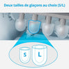 MEDION Ice Maker (MD17739), produttore di ghiaccio veloce, produce cubetti di ghiaccio in soli 6-12 minuti, vassoio per cubetti di ghiaccio
