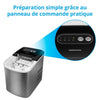 MEDION Ice Maker (MD17739), produttore di ghiaccio veloce, produce cubetti di ghiaccio in soli 6-12 minuti, vassoio per cubetti di ghiaccio