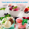 MEDION Gelatiera e yogurtiera elettrica in alluminio con compressore, macchina per il gelato con capacità di 1,5 litri (corrisponde a