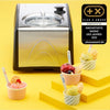 MEDION Gelatiera e yogurtiera elettrica in alluminio con compressore, macchina per il gelato con capacità di 1,5 litri (corrisponde a