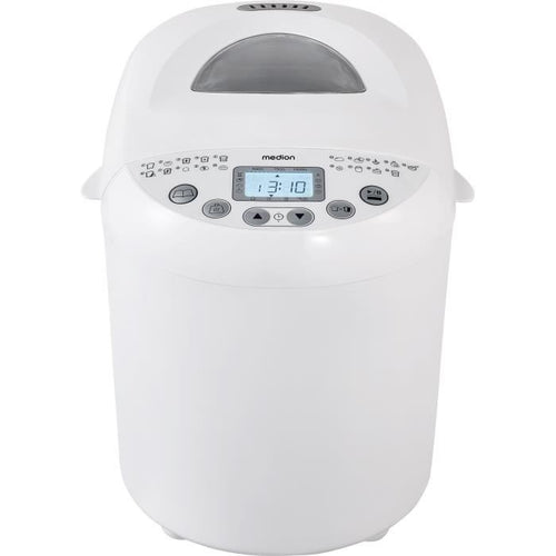 Macchina per il pane - MEDION - 50073723 - 550 W - 19 programmi - Hublot - Bianco