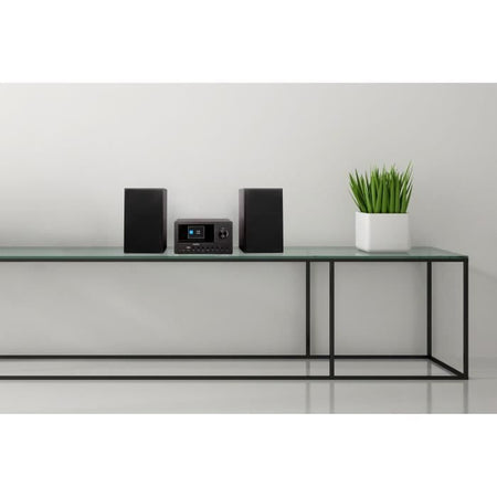 Mini HiFi System - MEDION - Radio Internet DAB/FM - Lettore CD - 2x150W - Nero