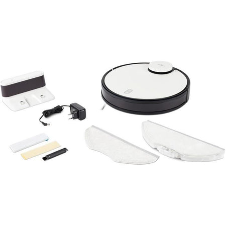 MEDION X40 SW - Robot aspirapolvere - 8000 Pa - 400 ml - Navigazione laser e funzione di spazzamento