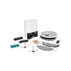 MEDION X21 SW - Robot Aspirapolvere con Stazione di Scarico - Navigazione Laser - Potenza 3000 Pa