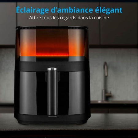 Friggitrice ad aria calda senza olio - MD 11780 - Temperatura fino a 230C - 10 programmi - 5 L - 1500 Watt