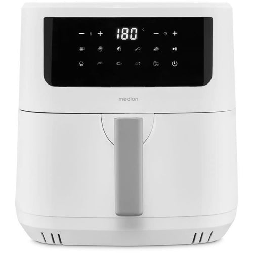 Friggitrice ad Aria Calda - MEDION - 50073000 - 2150 W - Touch screen - 9 programmi - Bianca