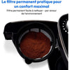 Macchina per caffè filtro digitale con macinacaffè - MEDION - 1000W - 1,5L - Argento