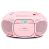 Radio CD - MEDION - FM - 2x2,2W RMS - Rosa