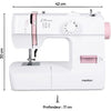 Macchina da cucire - MEDION - SM 70 - 71W - 12 punti - 700 giri/min - LED - Rosa