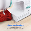 Macchina da cucire - MEDION - SM 60 - 62W - 24 punti + punti doppi - 700 giri/min - LED - Turchese