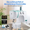 Macchina da cucire - MEDION - SM 60 - 62W - 24 punti + punti doppi - 700 giri/min - LED - Turchese