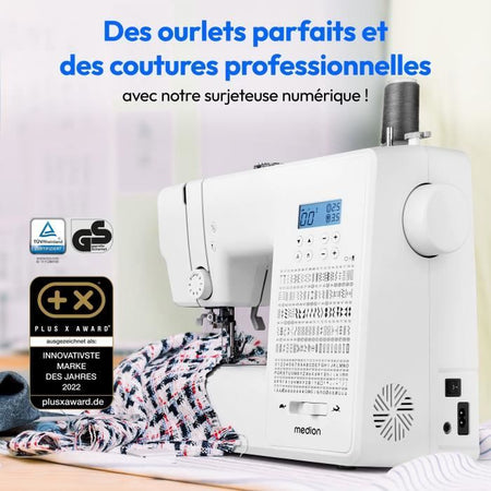 Macchina da cucire digitale - MEDION - SD 36 - 38W - 270 punti - 700 giri/min - LED - Bianco