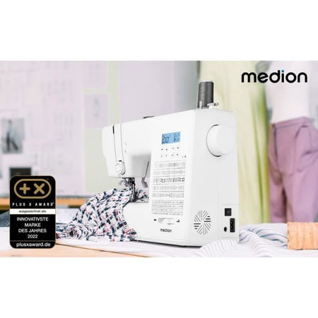 Macchina da cucire digitale - MEDION - SD 36 - 38W - 270 punti - 700 giri/min - LED - Bianco