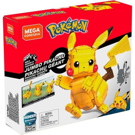 Mega Construx - Pokémon Gigante Pikachu - Mattoni da costruzione - Età 8