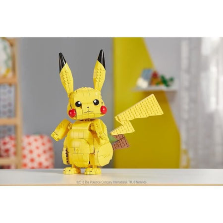 Mega Construx - Pokémon Gigante Pikachu - Mattoni da costruzione - Età 8