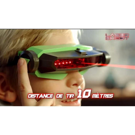 Gioco da tavolo - MEGABLEU - Laser Shoot - Duello laser con maschere e vite da perdere