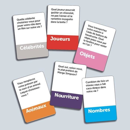 Domande folli da fare ai tuoi amici - Gioco di società - MEGABLEU - Età 14+