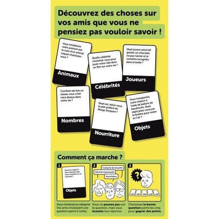 Domande folli da fare ai tuoi amici - Gioco di società - MEGABLEU - Età 14+