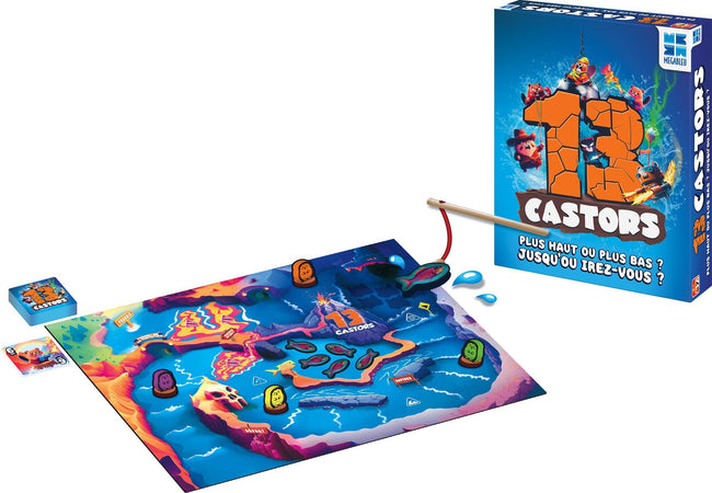 Gioco da tavolo - MEGABLEU - 13 Castors - Gara dei castori con pronostici e bonus