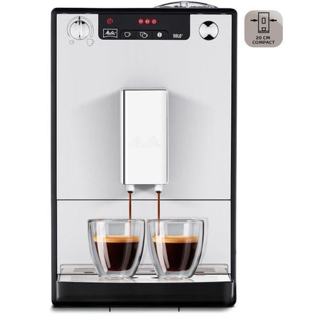 MELITTA E950-103 Macchina per espresso automatica con macinacaffè Caffeo Solo - Argento
