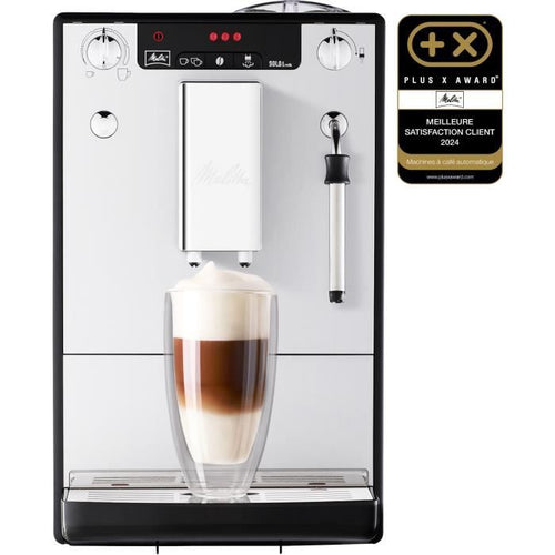 Melitta Caffeo Solo & Milk E 953-102 con molinillo integrado Plata