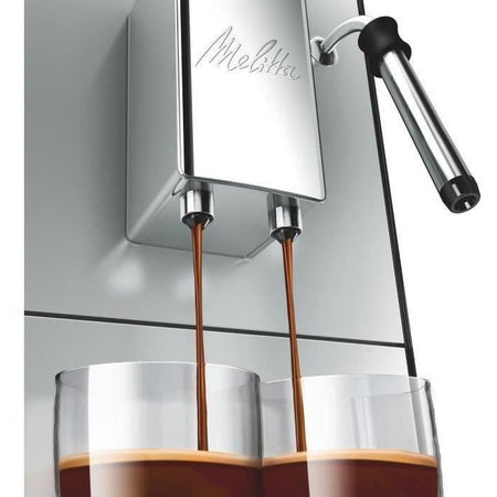 Melitta Caffeo Solo & Milk E 953-102 con molinillo integrado Plata