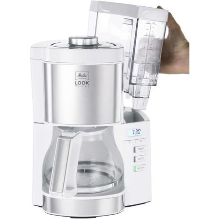 Macchina da caffè filtro - Melitta - Look V Timer 1025-07 - 1,25L - 10 tazze - 1080 Watt
