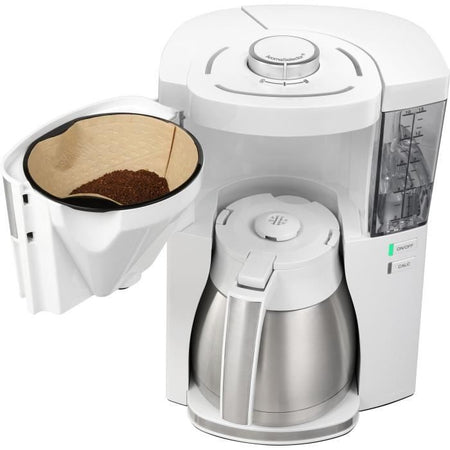 Melitta Coffee Machine - Look V Therm Perfection 1025-15 White/Spazzod Acciaio