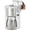 Melitta Coffee Machine - Look V Therm Perfection 1025-15 White/Spazzod Acciaio