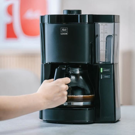 Macchina per il caffè - MELITTA - Look V Glass 1025-02 - 1080 W - 1,25 L - Nero