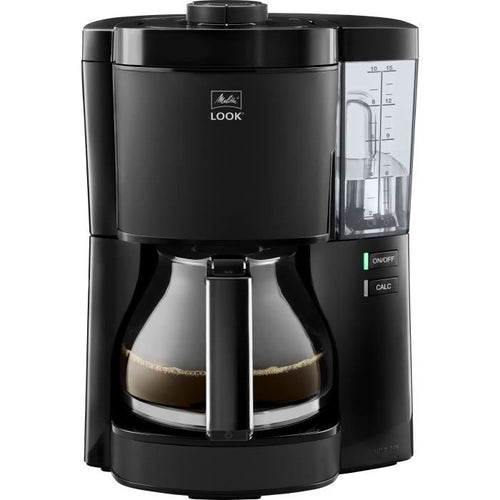 Macchina per il caffè - MELITTA - Look V Glass 1025-02 - 1080 W - 1,25 L - Nero