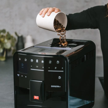Cafetera automática con molinillo - MELITTA - Barista SE F830-003 - 1450 W - Negra