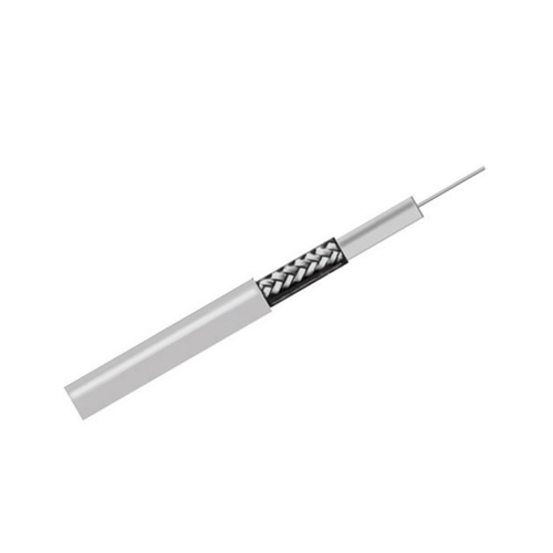 ZDB-6.1 - Cavo coassiale 75 Ohm, bianco, conduttori CCA, diametro 6.1 mm, classe B, scatola da 100mt.