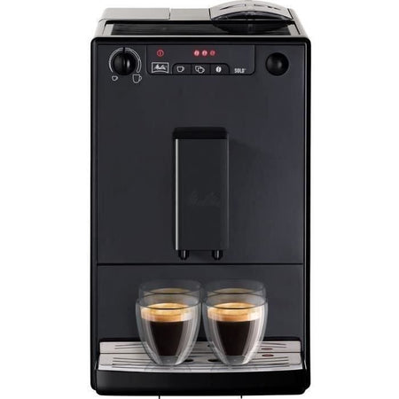 MELITTA E950-222 Macchina per caffè espresso automatica con macinacaffè Solo Caffeo - Nero puro