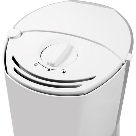 MELITTA 1017-03 Goditi la caffettiera in vetro Top Bianco / acciaio spazzolato 1017-03