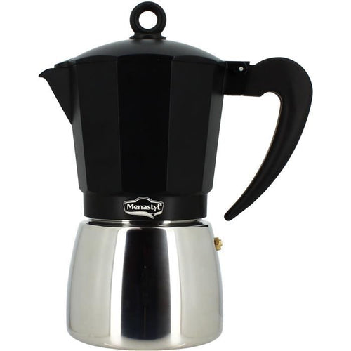 Caffettiera italiana - MENASTYL - 3935071 - Alluminio - 9 tazze - Tutti i piani cottura, inclusa l'induzione