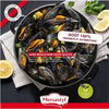 Pentola per cozze - MENASTYL - 3645562 - Acciaio smaltato - Nero - 18 cm - 2,7 litri - Adatta a tutti i piani cottura, inclusa l'induzione