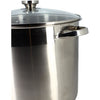 Pentola con coperchio - MENASTYL - 4615451 - Acciaio inox - 17 litri - 32 cm - Adatta a tutti i piani cottura, anche a induzione