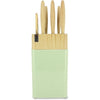 Ceppo portacoltelli 6 pezzi - MENASTYL - 5041060 - Lama in ceramica - Polipropilene - Celadon