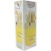 Ceppo portacoltelli 6 pezzi - MENASTYL - 5041062 - Lama in ceramica - Polipropilene - Zafferano
