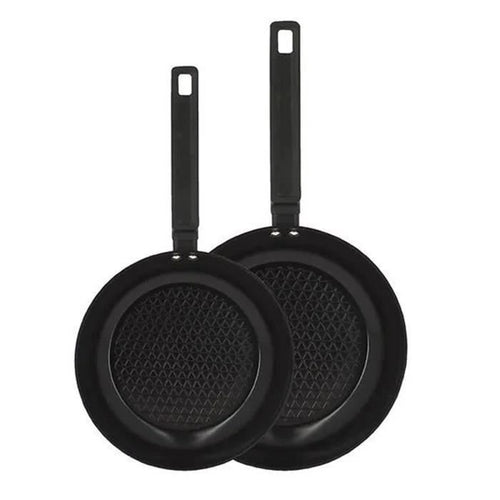 Set 2 padelle - MENASTYL - 6020297 - Alluminio - 24 e 28 cm - Tutti i piani cottura, inclusa induzione