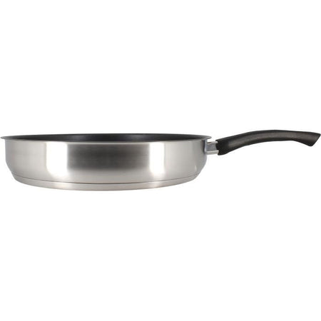 Padella - MENASTYL - 6020247 - Acciaio inox - 28 cm - Adatta a tutti i piani cottura, anche a induzione